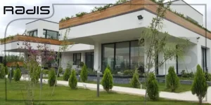 ویلای مدرن فلت با روف گاردن