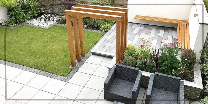 طراحی و محوطه سازی زیبای ویلای کوچک