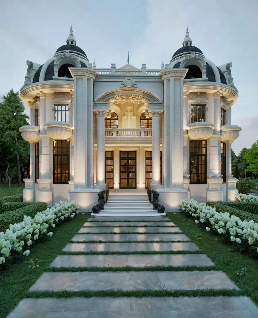 طراحی ویلای کلاسیک
