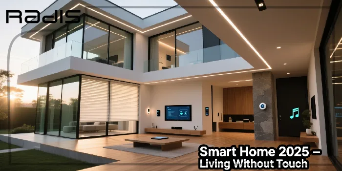 تصویر ویلا طرح تکنولوژیک یکپارچه