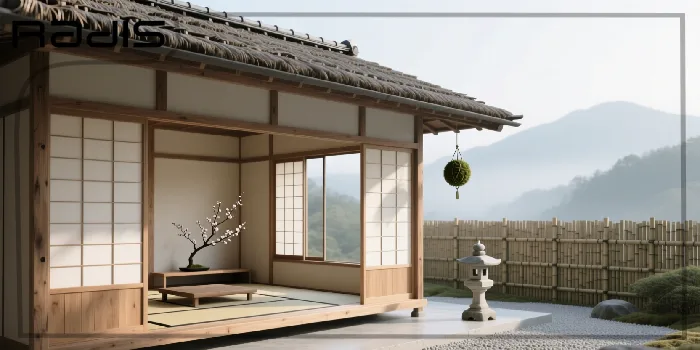 تصویر ویلا مینیمال ژاپنی