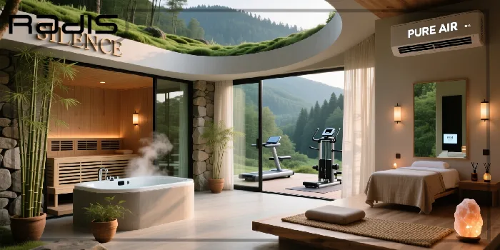 تصویر ویلا به سبک متمرکز بر سلامتی